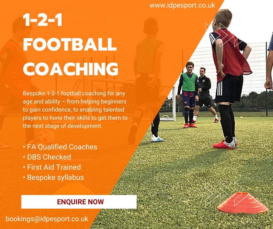 121 Football Coaching x 1 session IDPE and Sport